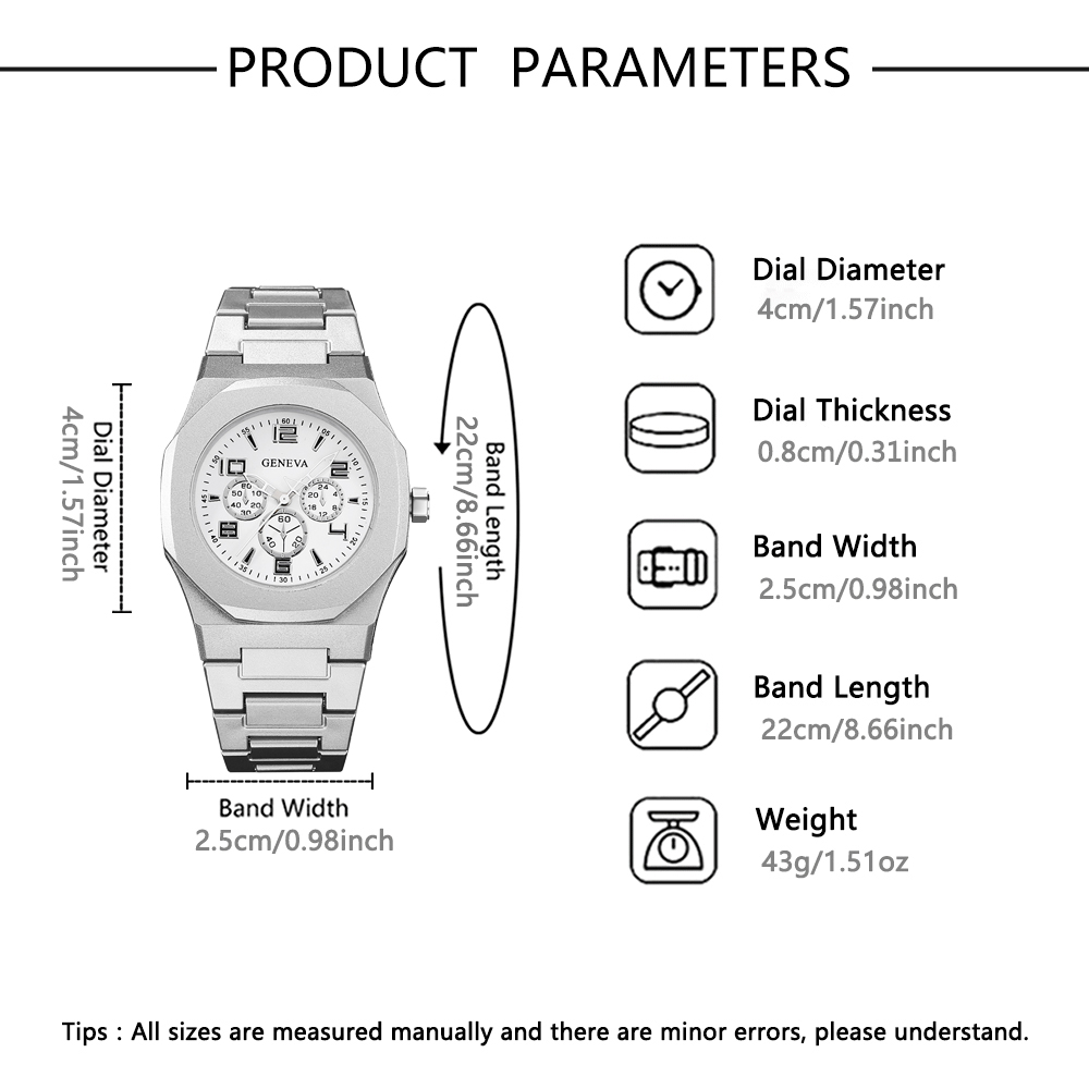 3piece new watch, polygonal di - đánh giá và giá Coordinates Bracelet