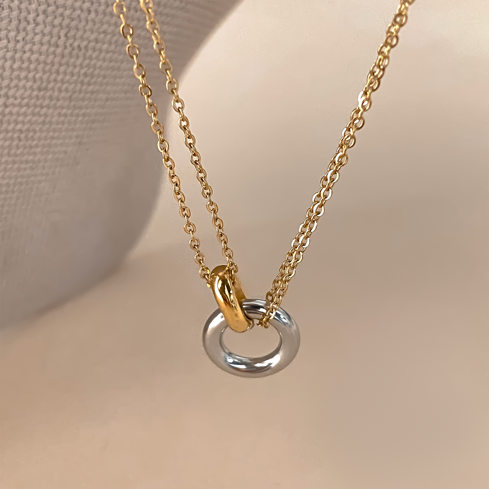 EManco 316L Inox 2 Màu Mặt Dây - đánh giá và giá Birth Flower Necklace